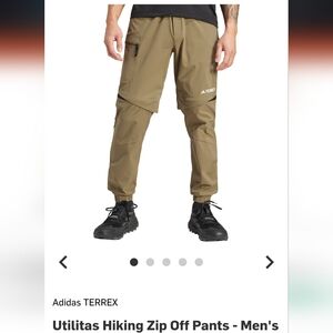 Utilitas Adidas Terex Beige Hiking Zip Off Pants
